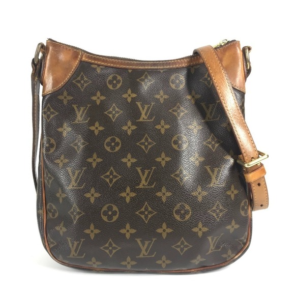 LOUIS VUITTON M56390 Monogram Odeon PM Bag Pouch Crossbody Shoulder Canvas...
